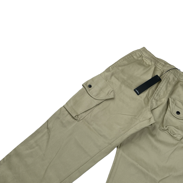 Stone Island 2021 Tan RE-T Multi Pocket Cargo Trousers - 34"