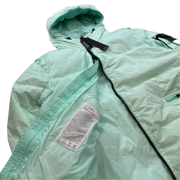 Stone Island 2022 Mint Crinkle R-NY Down Puffer Jacket - 3XL