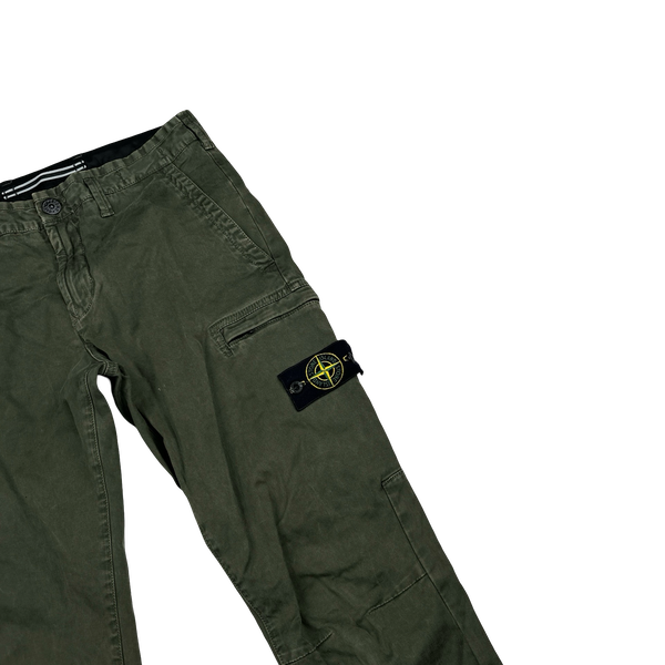 Stone Island 2020 Military Green SK Cargo Trousers - 31"
