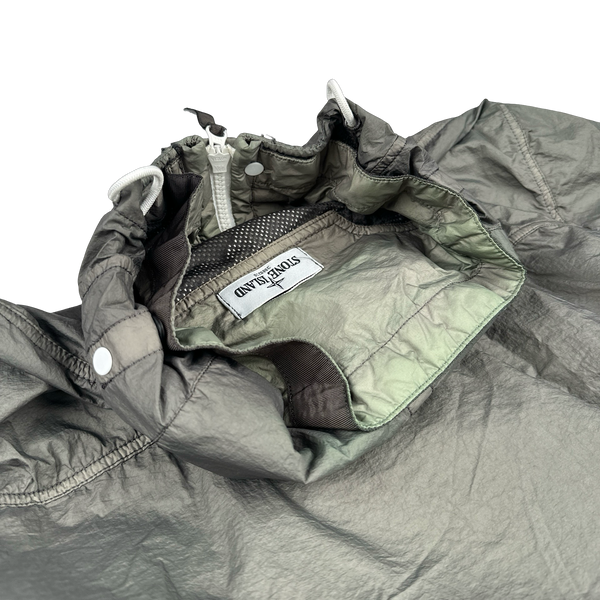 Stone Island 2013 Khaki Green Membrana TC Hooded Jacket - Large