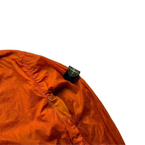 Stone Island 2012 Orange Membrana TC Hooded Jacket  - XXL