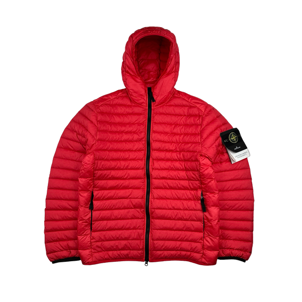 Stone Island 2022 Red Loom Woven R Nylon Down TC Puffer -Medium, Large, XXL