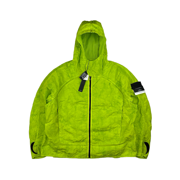 Stone Island Shadow Project 2022 Green Waffle Print Econyl Nylon