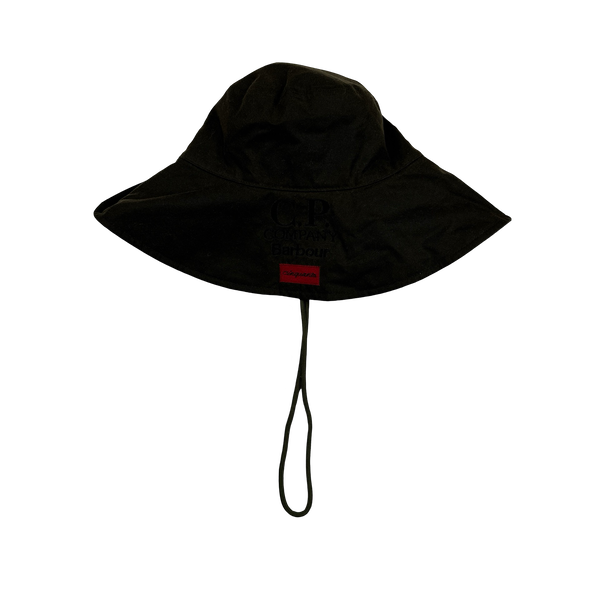 CP Company x Barbour Waxed Goggle Bucket Hat - Medium