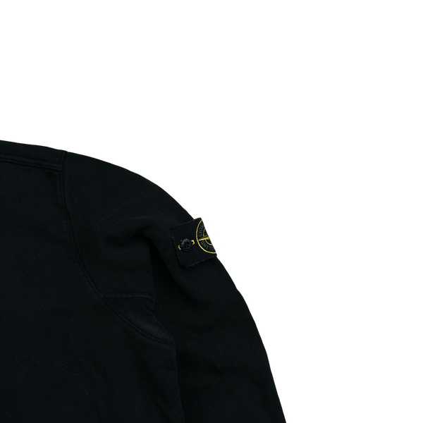 Stone Island 2018 Black Cotton Crewneck - XL