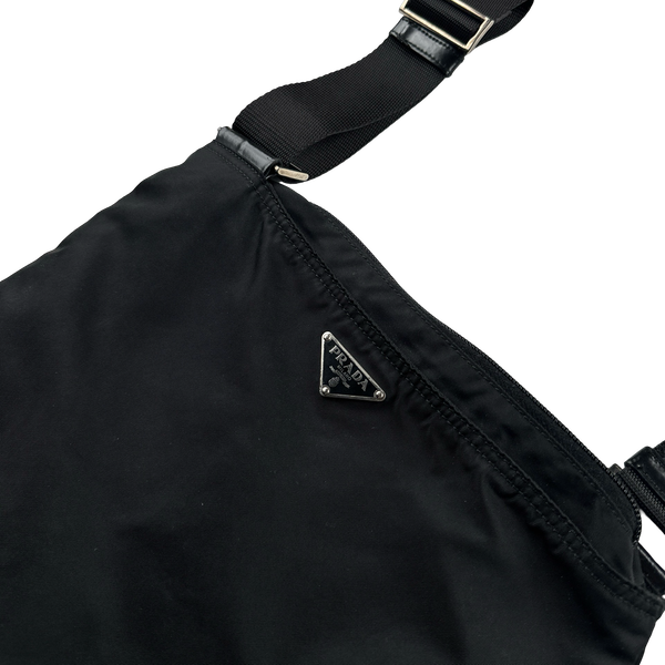 Prada Nylon Emblem Side Bag