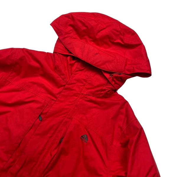 ACG Nike Red Parka Skiing Jacket - Large