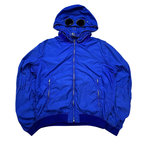 CP Company 2009 Blue Nylon Goggle Jacket - XXL
