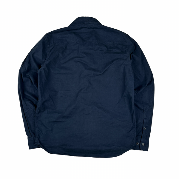 CP Company Navy Lens View Chest Pocket Overshirt - XL
