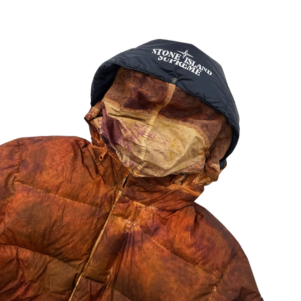Stone Island x Supreme Paintball Camo Crinkle Reps Puffer Jacket - Small