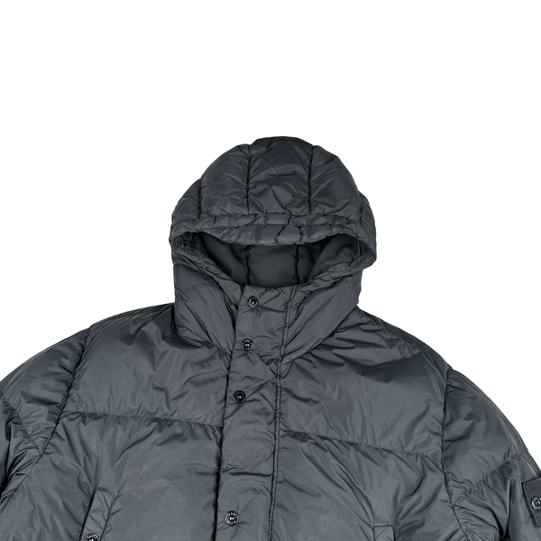 極美品 STONE  GARMENT DYED DOWN ブラック ストーンアイランドSTONE ISLAND GARMENT DYED DOWN