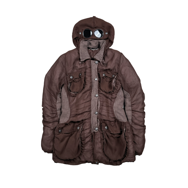 CP Company 2004 Women's Lino Multi Pocket Fitted Goggle Field Jacket - Small