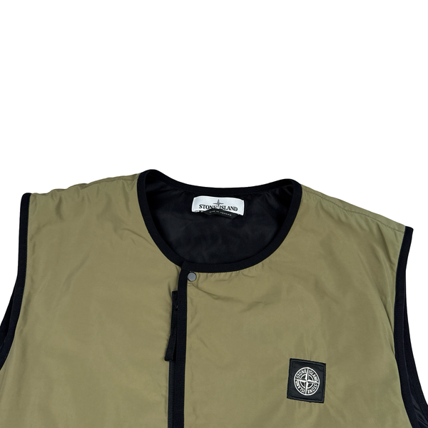 Stone Island 2017 Khaki Micro Reps Primaloft Insulated Vest - XL
