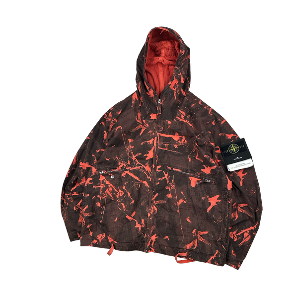 Stone Island 2025 Scan Camo On Stretch Ripstop-OVD Zipped Jacket - XXL