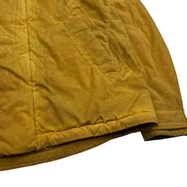 CP Company Orange Nycra Re-Colour Goggle Hooded Jacket - Large