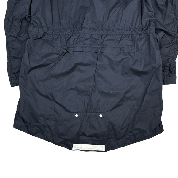 Stone Island 2010 Navy Blue Membrana TC Long Jacket - Medium