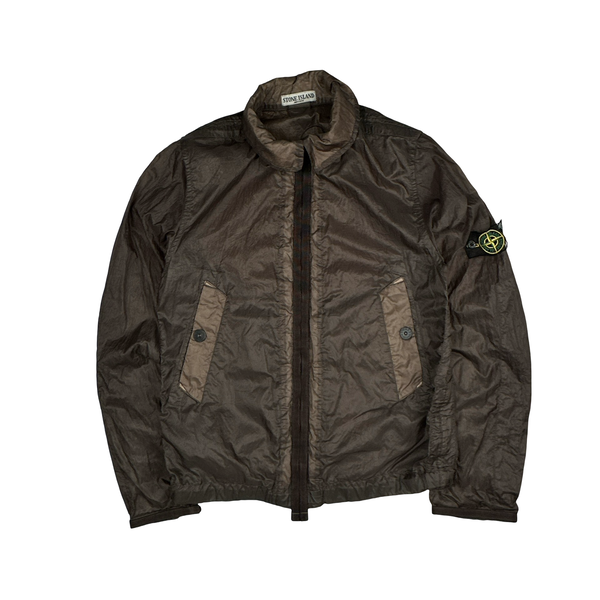 Stone Island 2006 Brown Paul Harvey Hyperlight Nylon Jacket - Medium