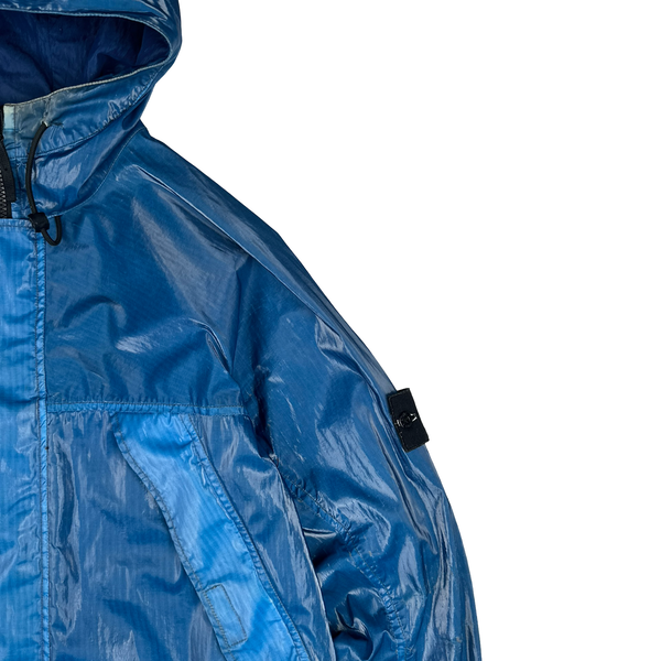 Stone Island 2012 Blue Prismatica Hooded Jacket - XL