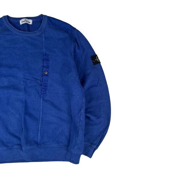Stone Island 2012 Blue Crewneck Pullover Jumper - XL