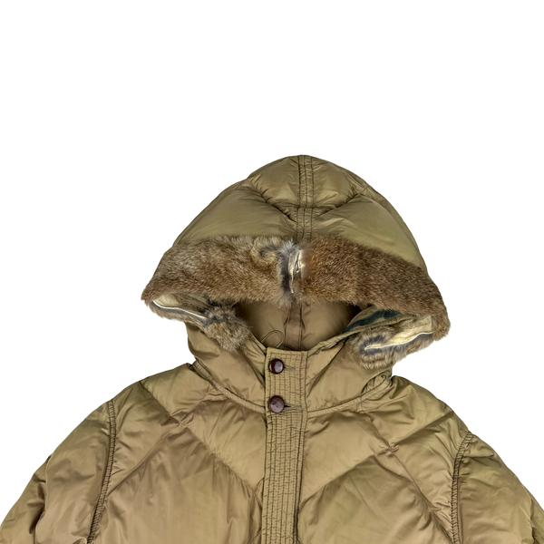CP Company Vintage Piuma Doca Down Fur Hood Jacket - Small