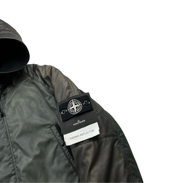 Stone Island Thermo Reflective Hooded Parka Jacket - Large