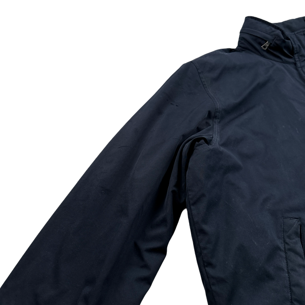 Ralph Lauren Navy Fleece Lined Water Resistant Jacket - Large