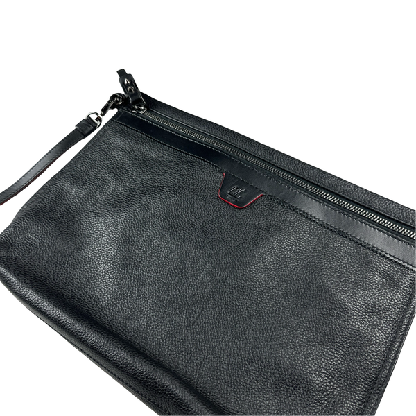 Christian Louboutin Black City Leather Pouch