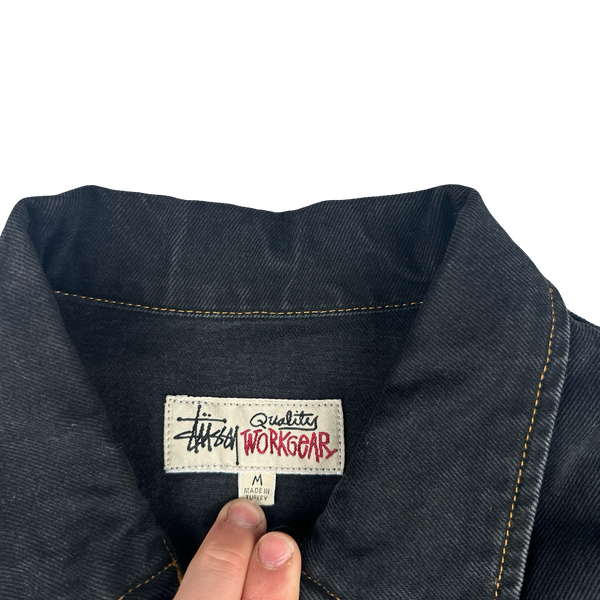 Stussy Workgear M デニムジャケット Stussy Workgear Multi-Pocket Denim Jacket - Medium – Mat's Island