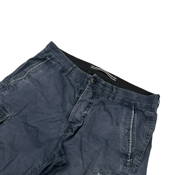 Stone Island 2016 Navy Cotton Cargo Shorts - 31"