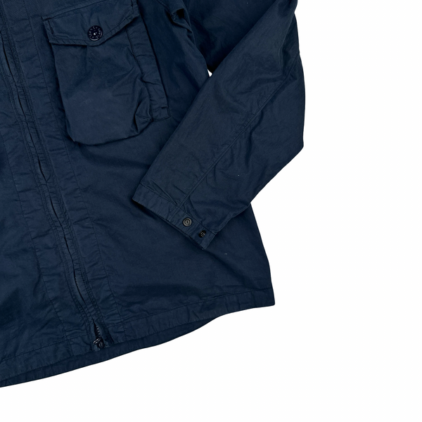 Stone Island 2019 Navy Ghost Overshirt - Small