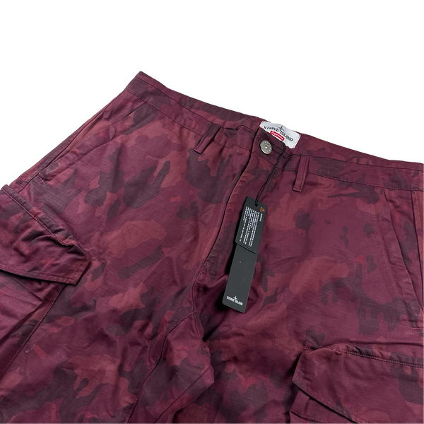 Stone Island x Supreme 2022 Ice Camo Cargo Trousers - 36"