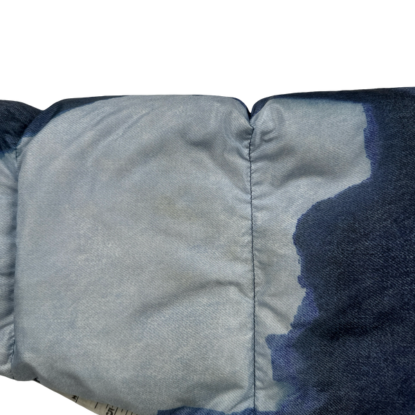 North Face X Supreme 700 FW/2021 Bleached Denim Down Filled Puffer Jacket - Medium