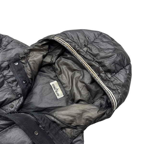 Stone Island 2014 Grey Garment Dyed Puffer Jacket - Large