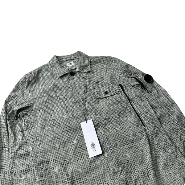 CP Company 50 Fili Grey Digital Camo Overshirt - Small