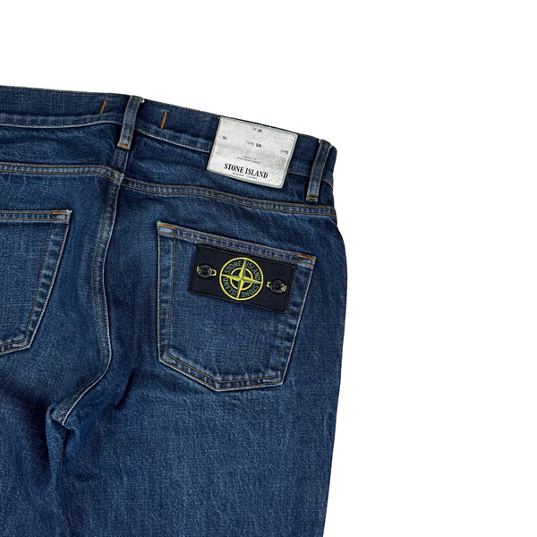 Stone Island 2017 Dark Wash Skinny Fit Jeans - 30”
