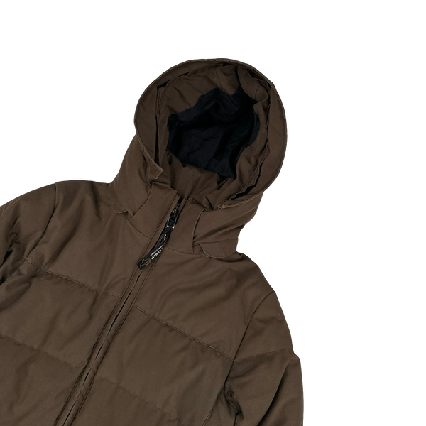 Canada Goose Brown Premium Down Women's Solaris Parka Jacket - Small