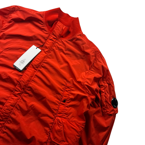 CP Company Red Nycra-R Bomber Jacket - Large & XL