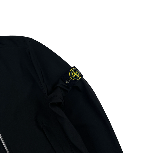 Stone Island 2020 Black Light Soft Shell R Jacket - Medium