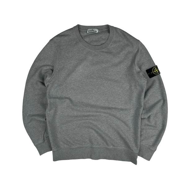 Stone Island 2020 Grey Cotton Crewneck Sweatshirt -  Large