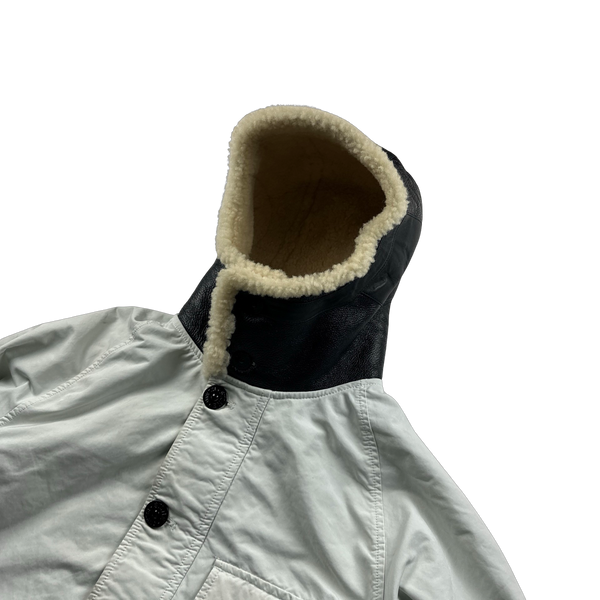 Stone Island 2017 Sherpa Sheepskin David TC Jacket - Small