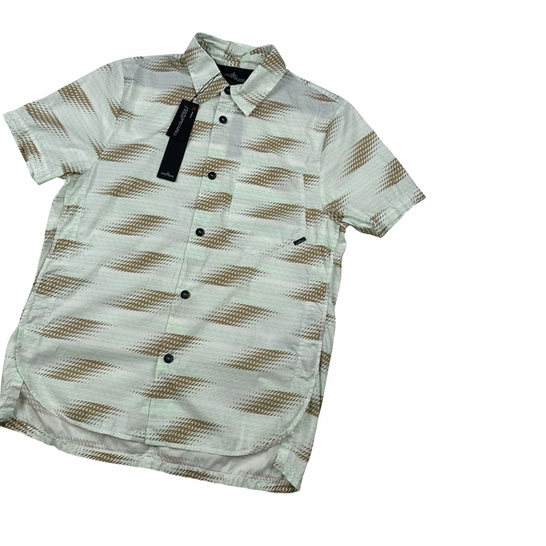 Stone Island 2016 Shadow Project Patterned Shortsleeve Buttoned Shirt - Small