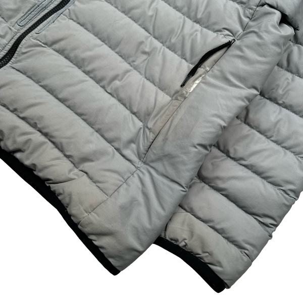 Stone Island 2021 Grey 0-Cotton R Nylon Tela Puffer Jacket - XL