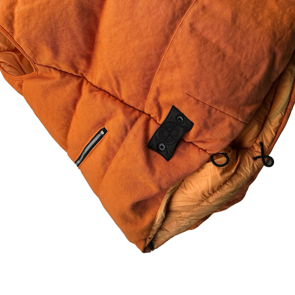 Stone Island 2015 Orange Down Filled Shadow Project Body Warmer - Large