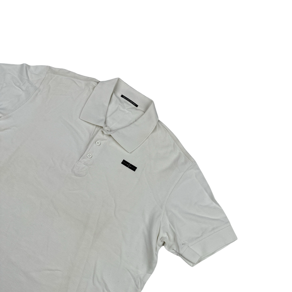 Stone Island 2007 Denims White Cotton Polo Shirt - XXL