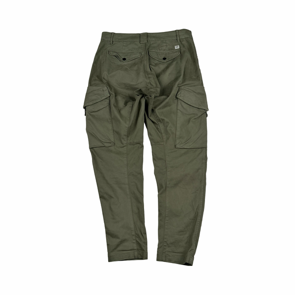 CP Company Green Ergonomic Fit Cargo Trousers - Medium