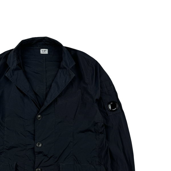 CP Company Navy Nycra Buttoned Blazer Jacket - XXL