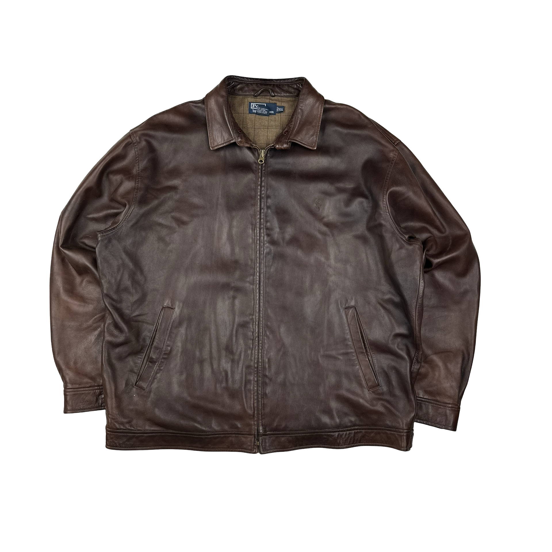 ジャケット・アウター Ralph Lauren leather jacket dark brown POLO RALPH LAUREN Leather jacket in brown