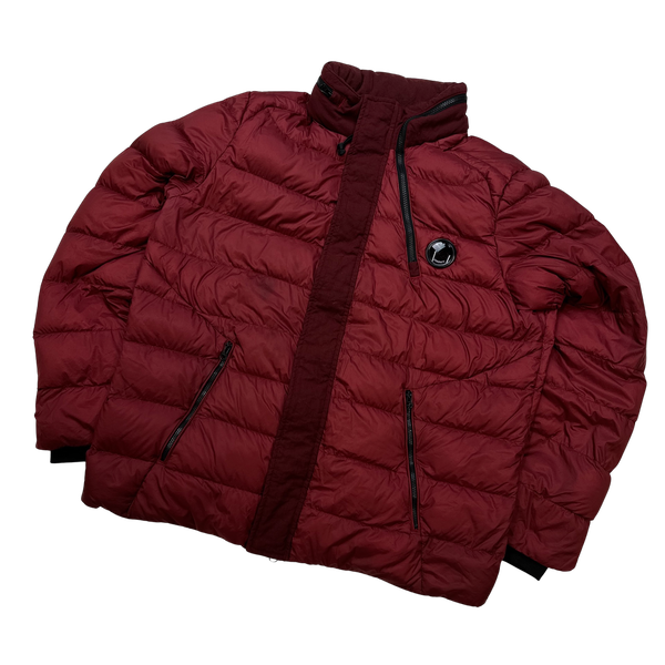 CP Company Deep Red DD Shell Puffer Jacket - 3XL