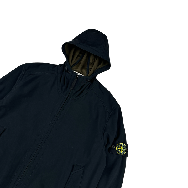 Stone Island 2013 Black Light Soft Shell R Jacket - Large
