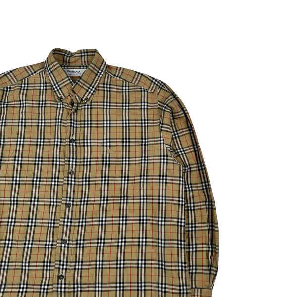 Burberry Nova Check Button Up Shirt - Large